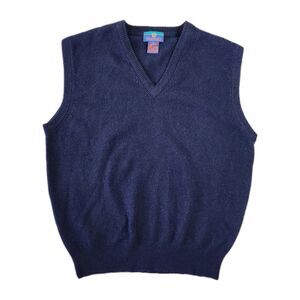 Woodward Sweater Vest Mens L Lambswool Career‎ Preppy Eclectic Business Casual